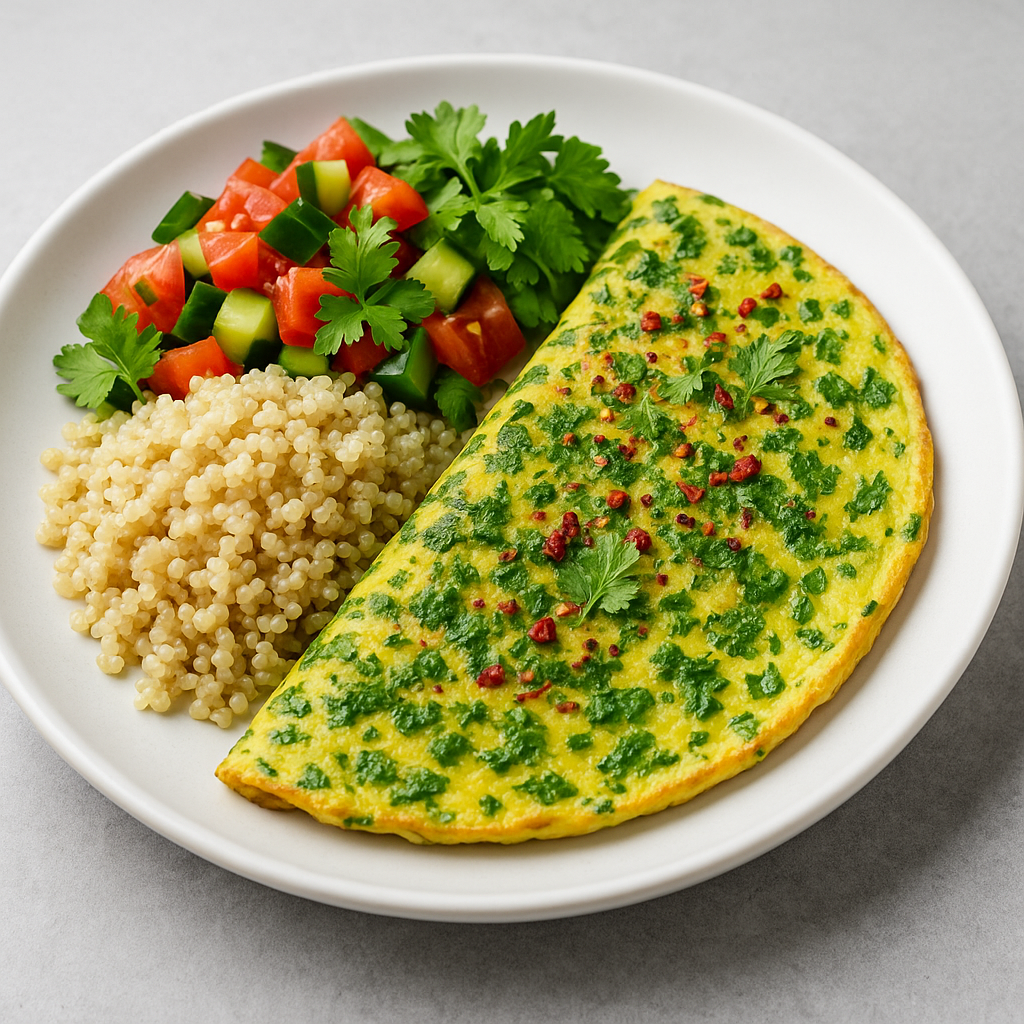 Vürtsikas omlett kinoaga