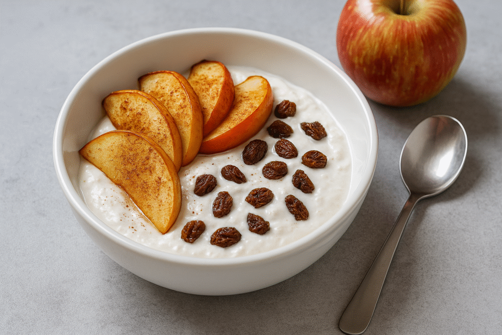 Kaneeliõun rosina-skyriga