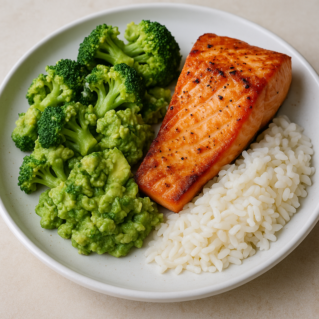 Brokoli salat lõhega