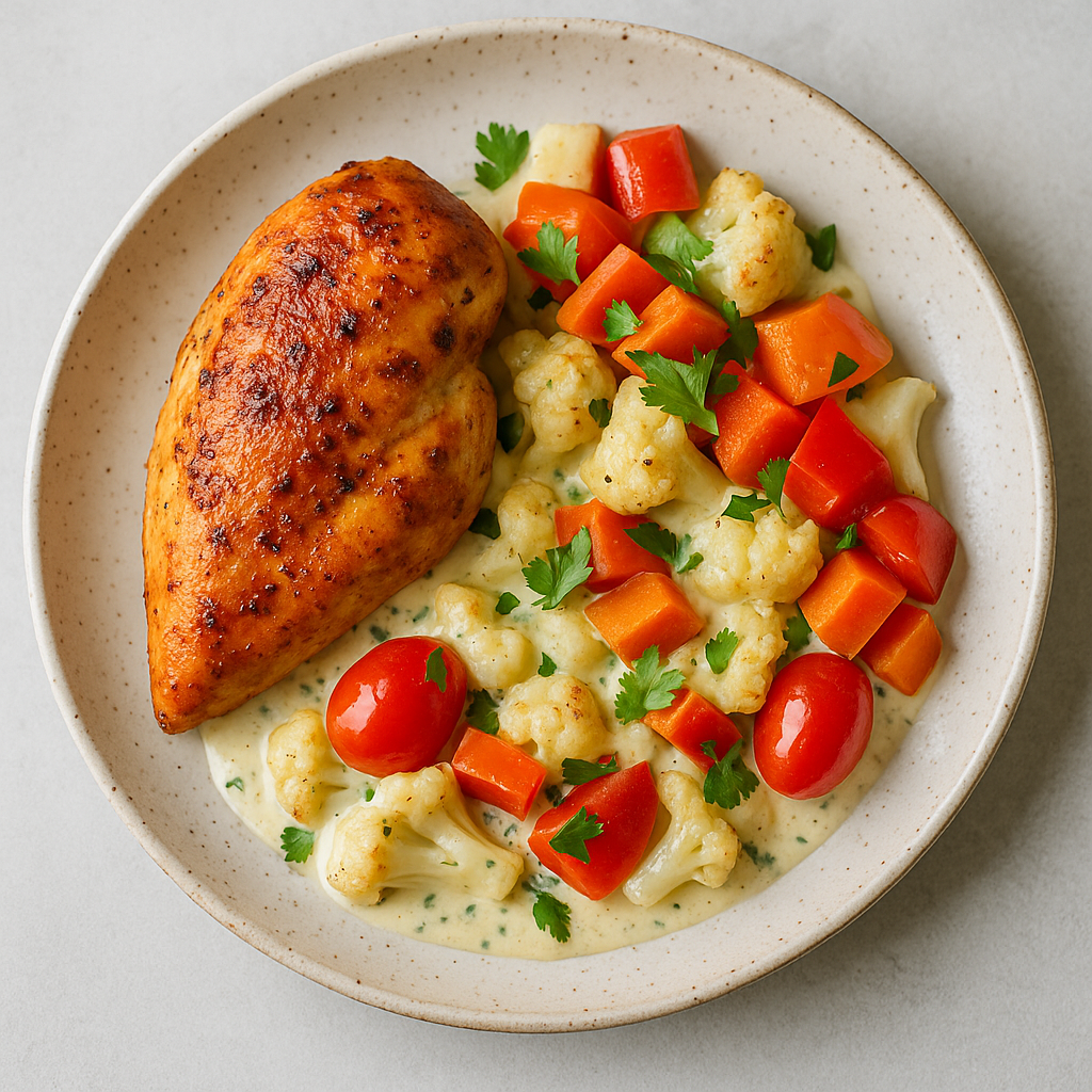 Ahjukana kreemja lillkapsaga