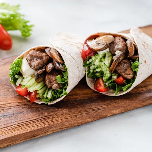 Hakkliha vrapp seente ja sibulaga