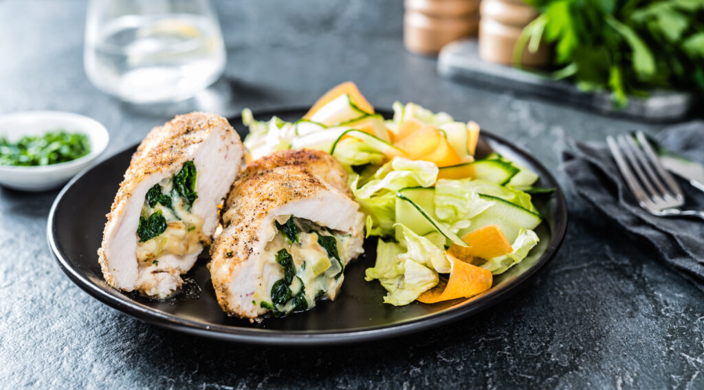 Juustuga täidetud kanafilee