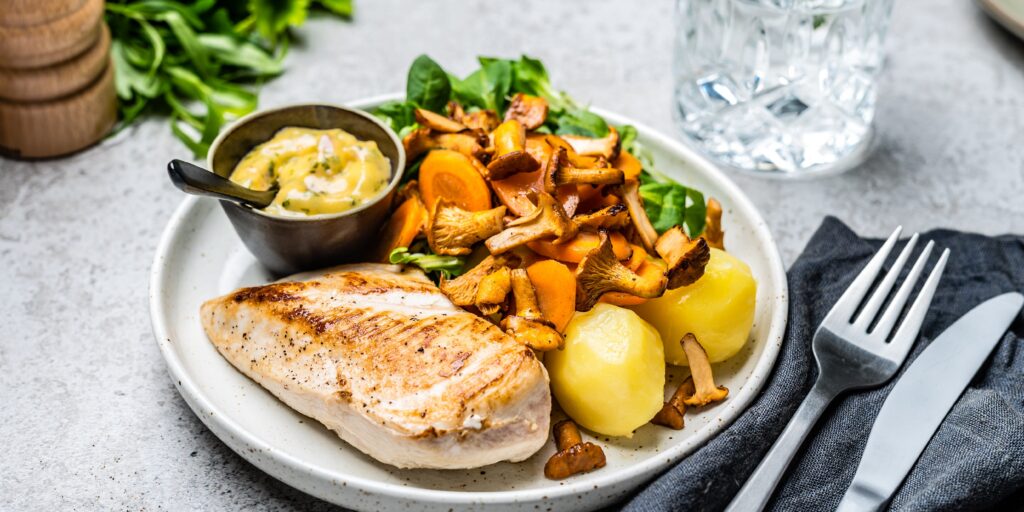 Kana Bearnaise kastmega