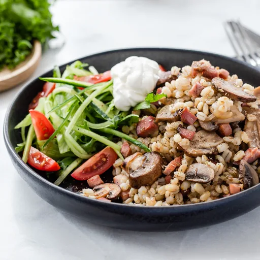 Kruubipuder singi, seente ja sibulaga