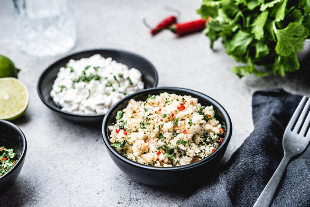 Lillkapsariis ürtide ja kodujuustuga