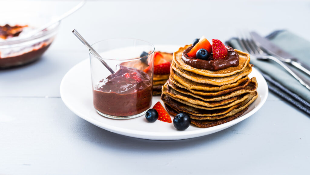 Pannkoogid šokolaadikreemiga