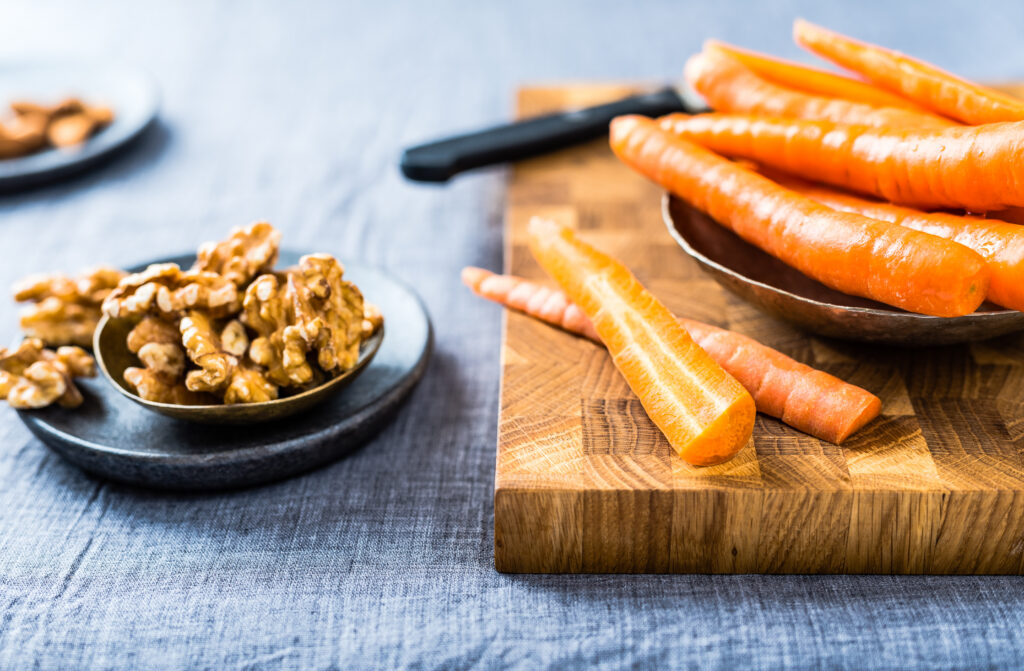 Porgand ja kreeka pähklid