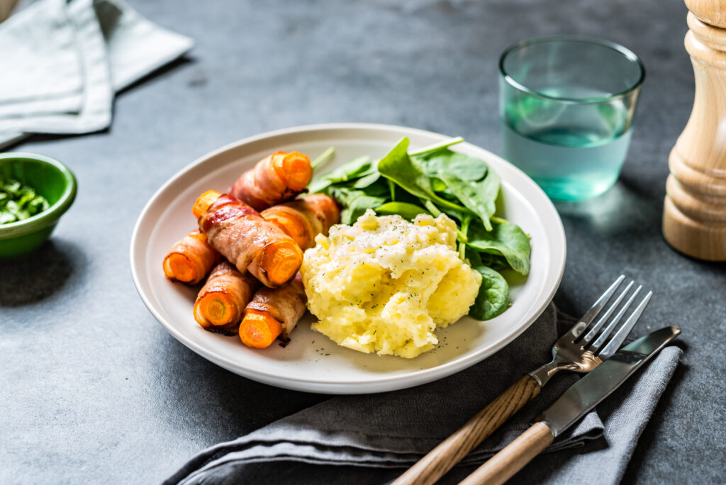 Porgandiviinerid kartulipüreega