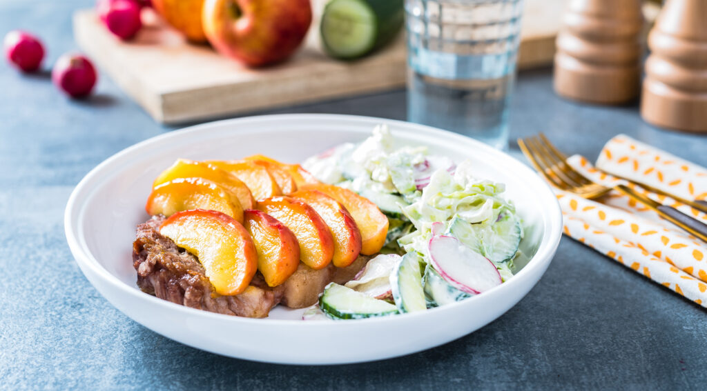 Sealiha küpsetatud õunaga