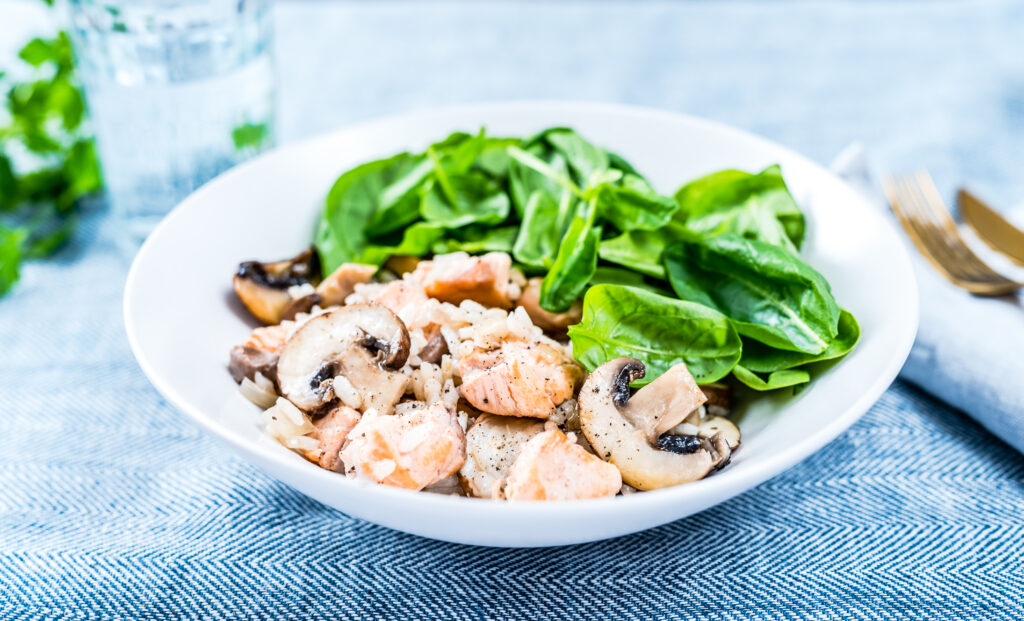 Seenerisotto lõhega