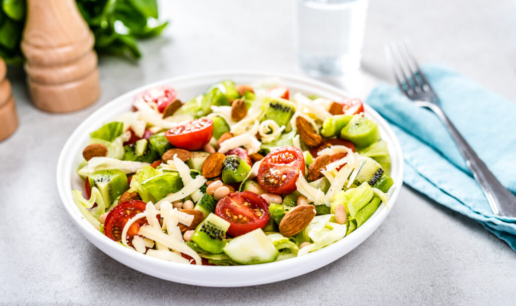 Valge oa ja juustu salat