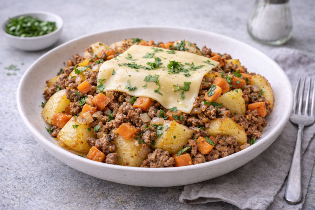 Klassikaline praekartul hakklihaga