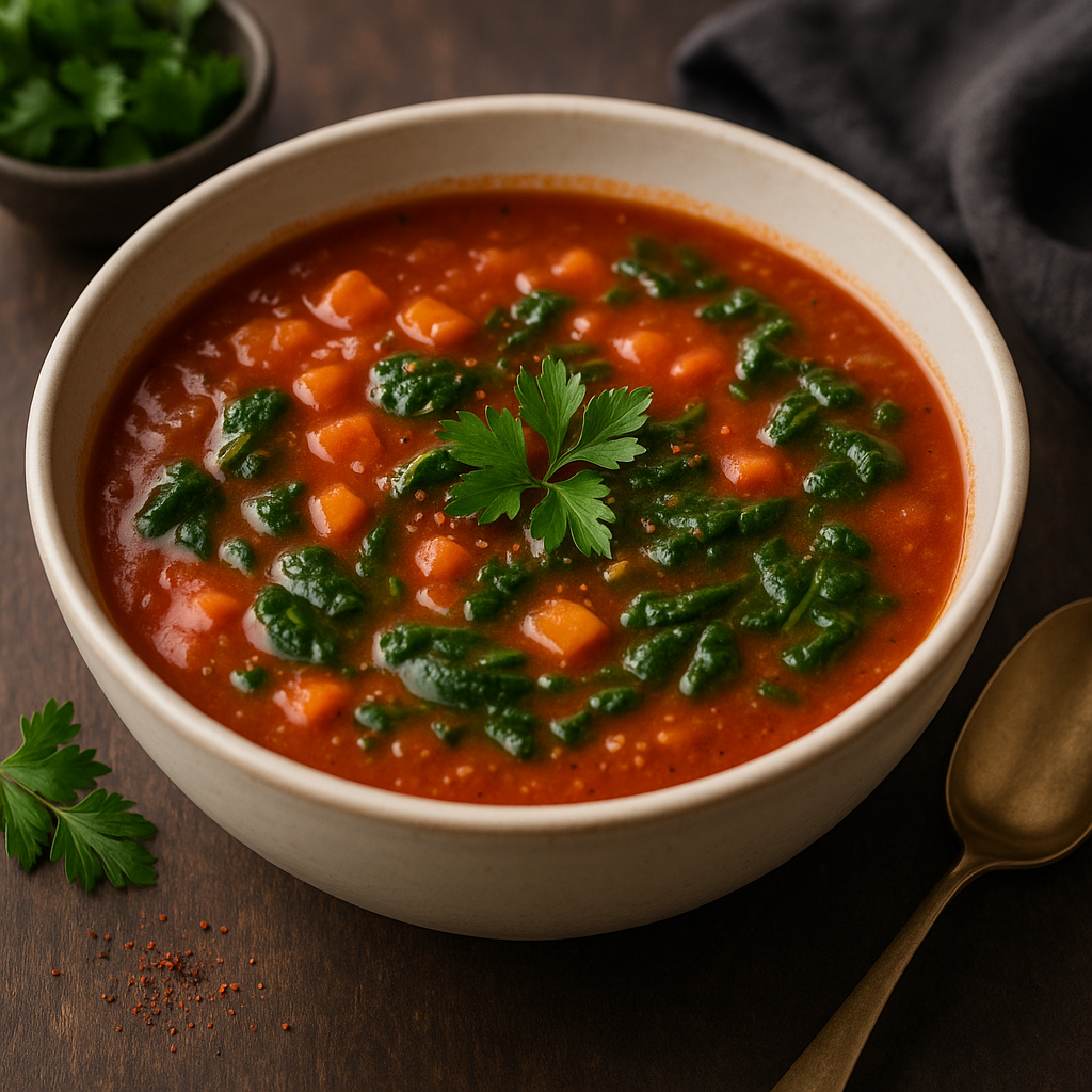 Spinatine tomatisupp