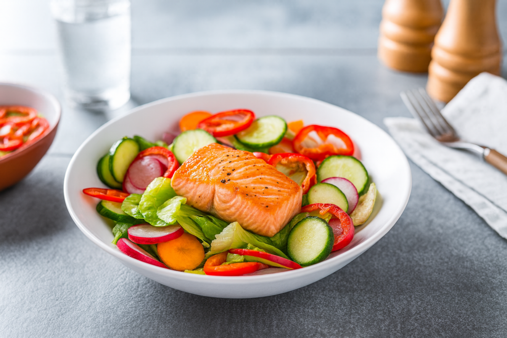 Värviline lõhesalat