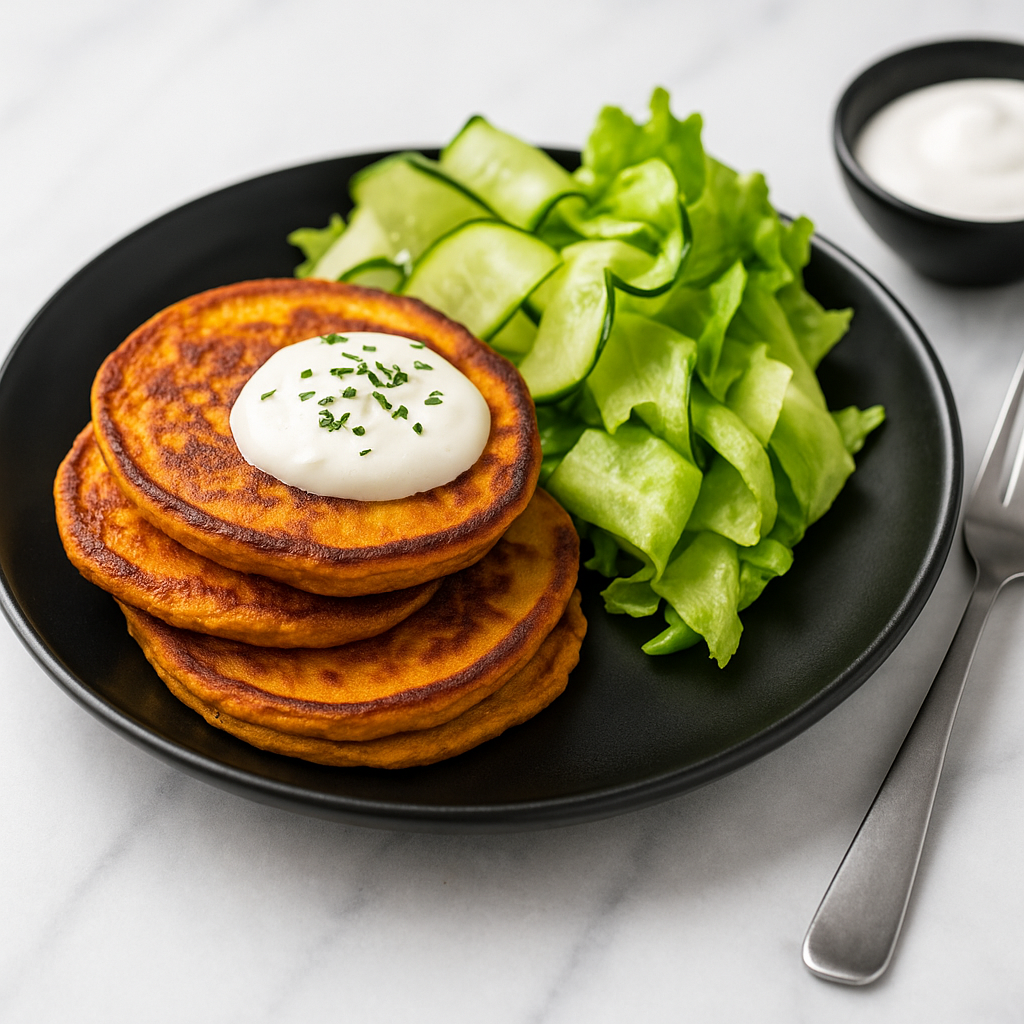 Soolased pannkoogid hapukoorega