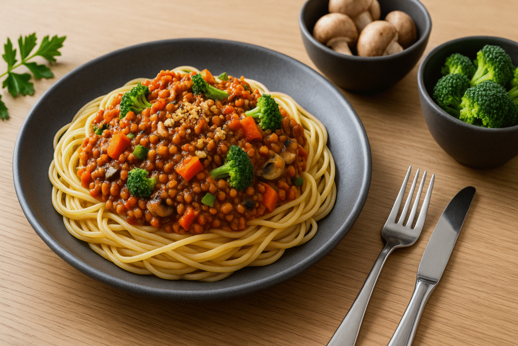Läätse bolognese