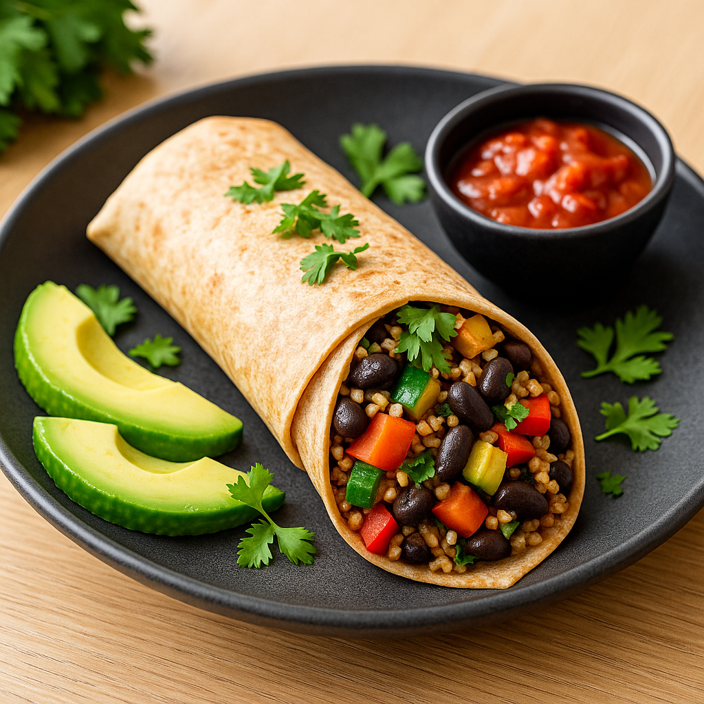 Vürtsikad musta oa burritod