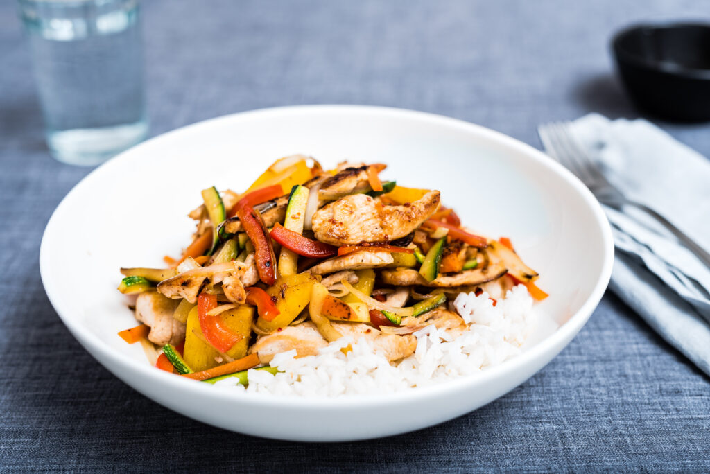 Eksootiline kana-riisivokk