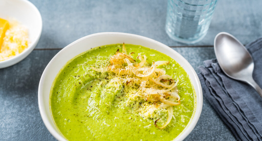 Brokolli püreesupp kanaga