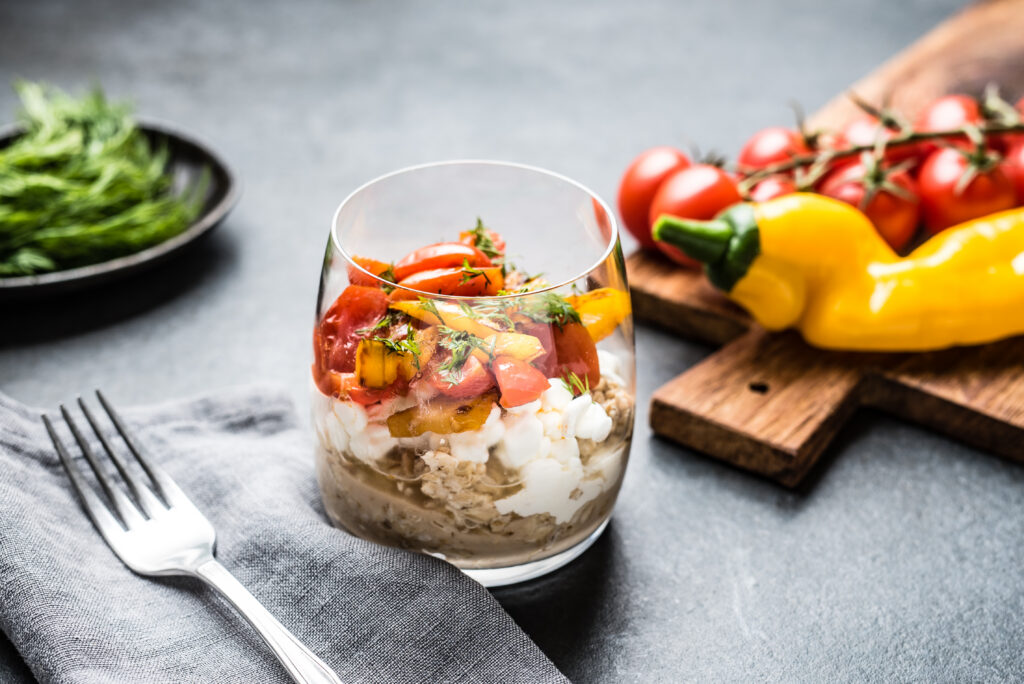 Üleöö kaerahelbed kodujuustuga