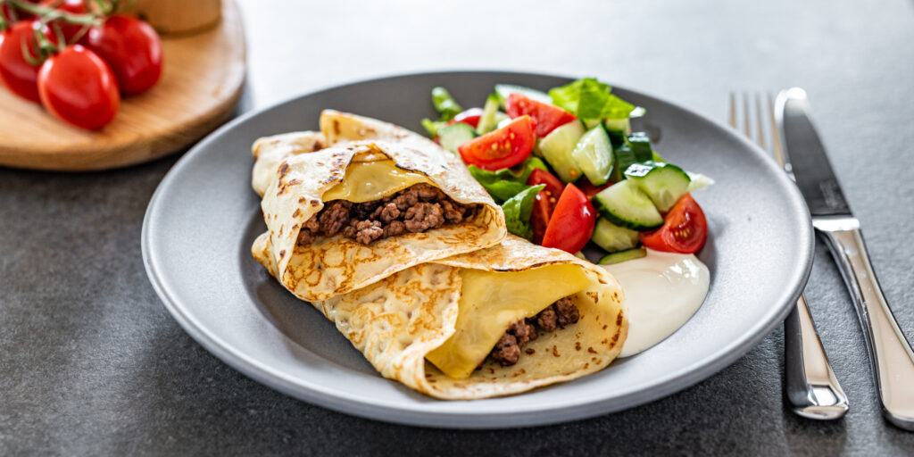 Pannkoogid hakklihaga