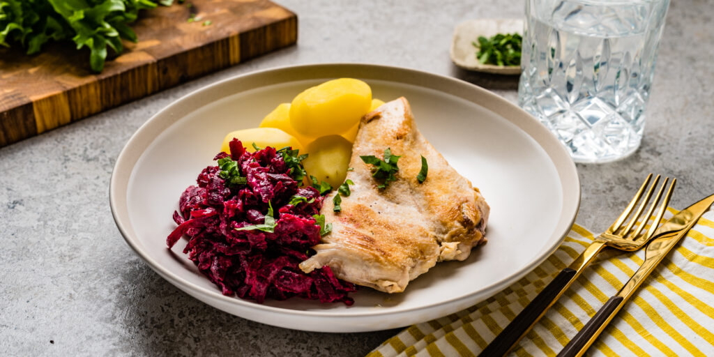 Peedisalat kana ja peekoniga