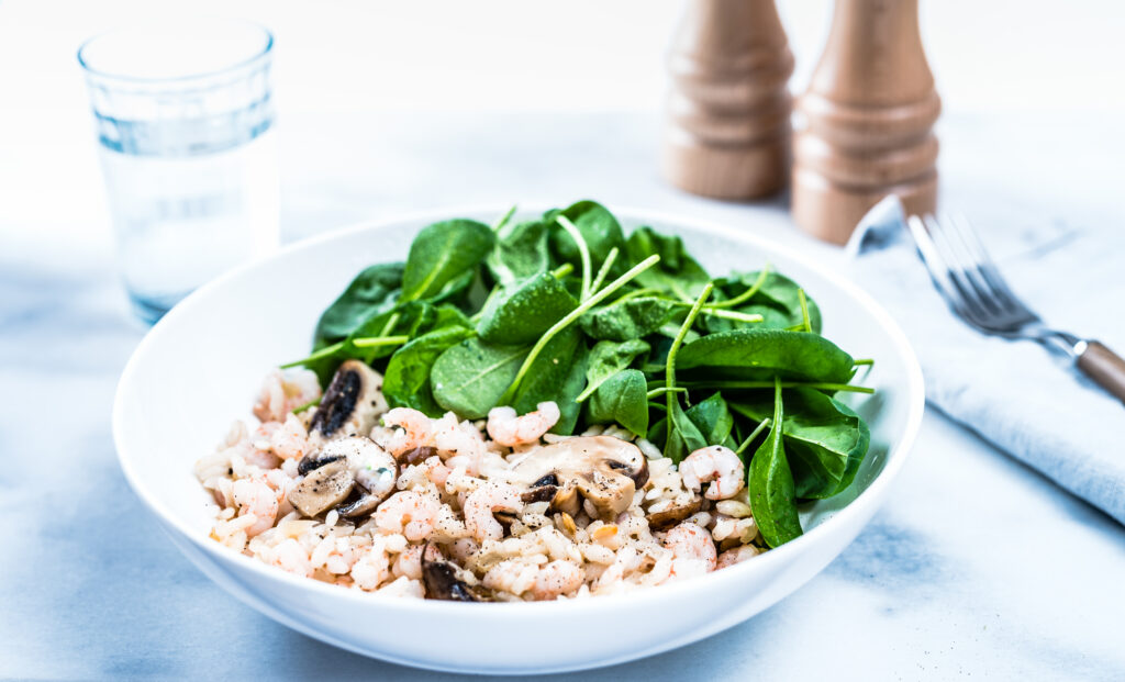 Seenerisotto krevettidega