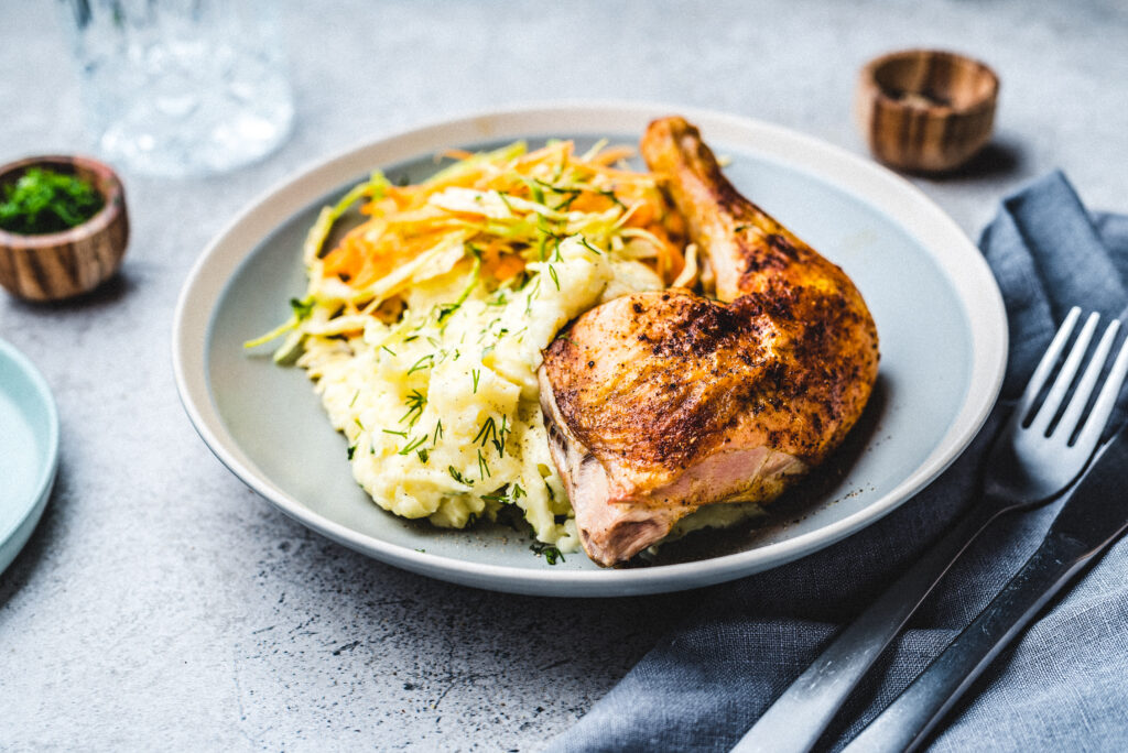 Vana hea grillkana kartulipüreega