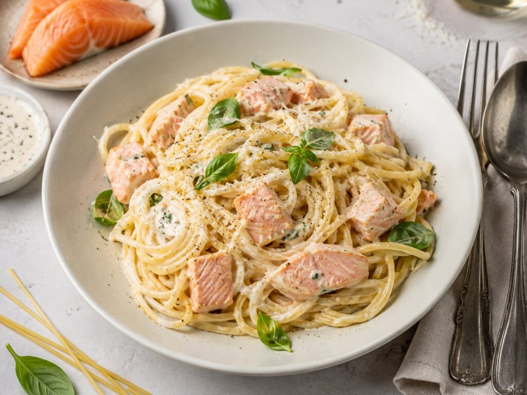 Lõhe carbonara